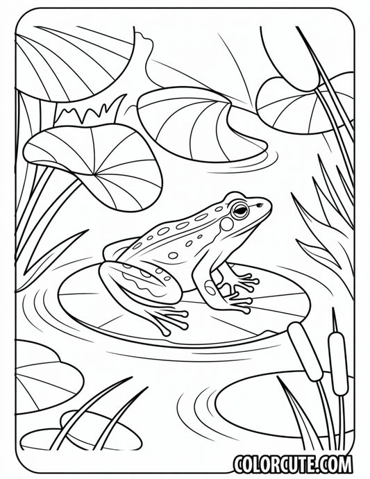 Rainforest Frog Coloring Pages | Free PDF Printables
