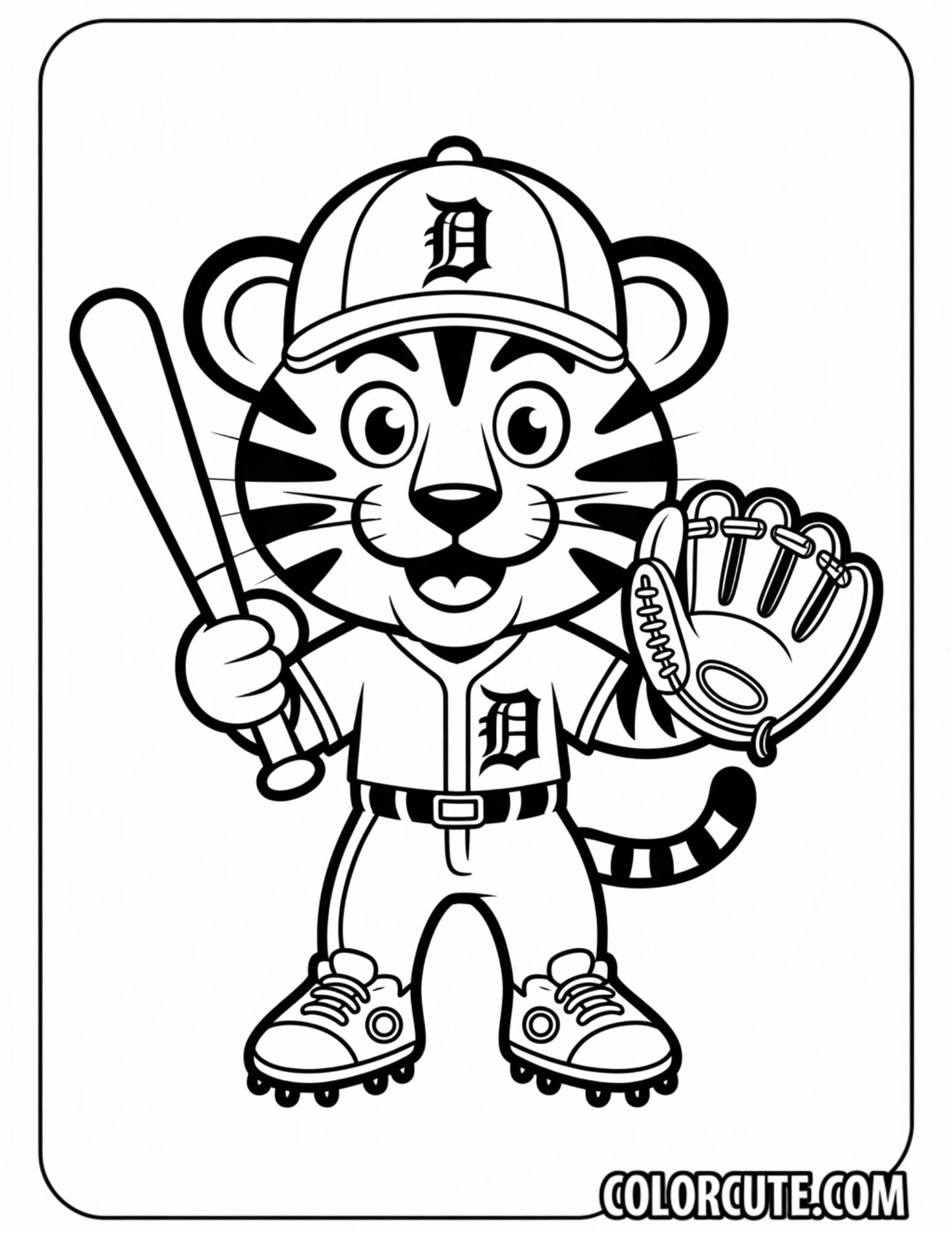 Tigress Tiger Coloring Pages | Free PDF Printables