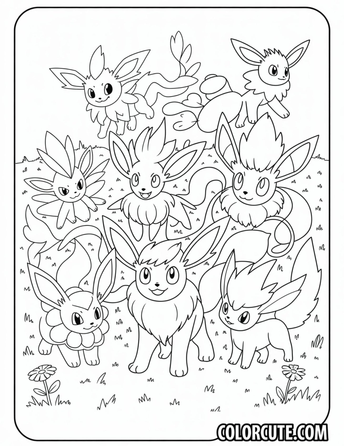 Pokémon Battle Coloring Pages | Free PDF Printables