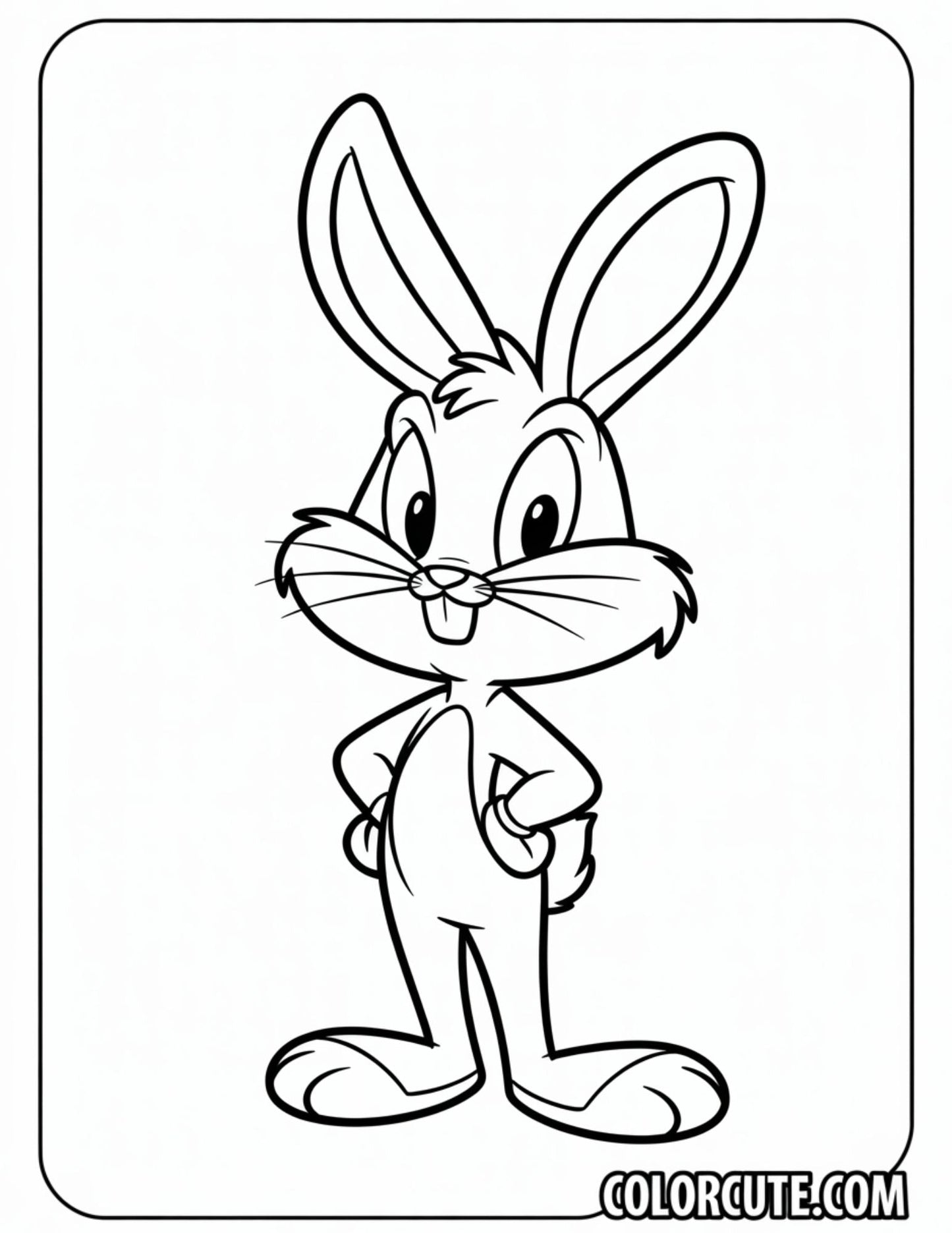 Lola Bunny Coloring Pages | Free PDF Printables