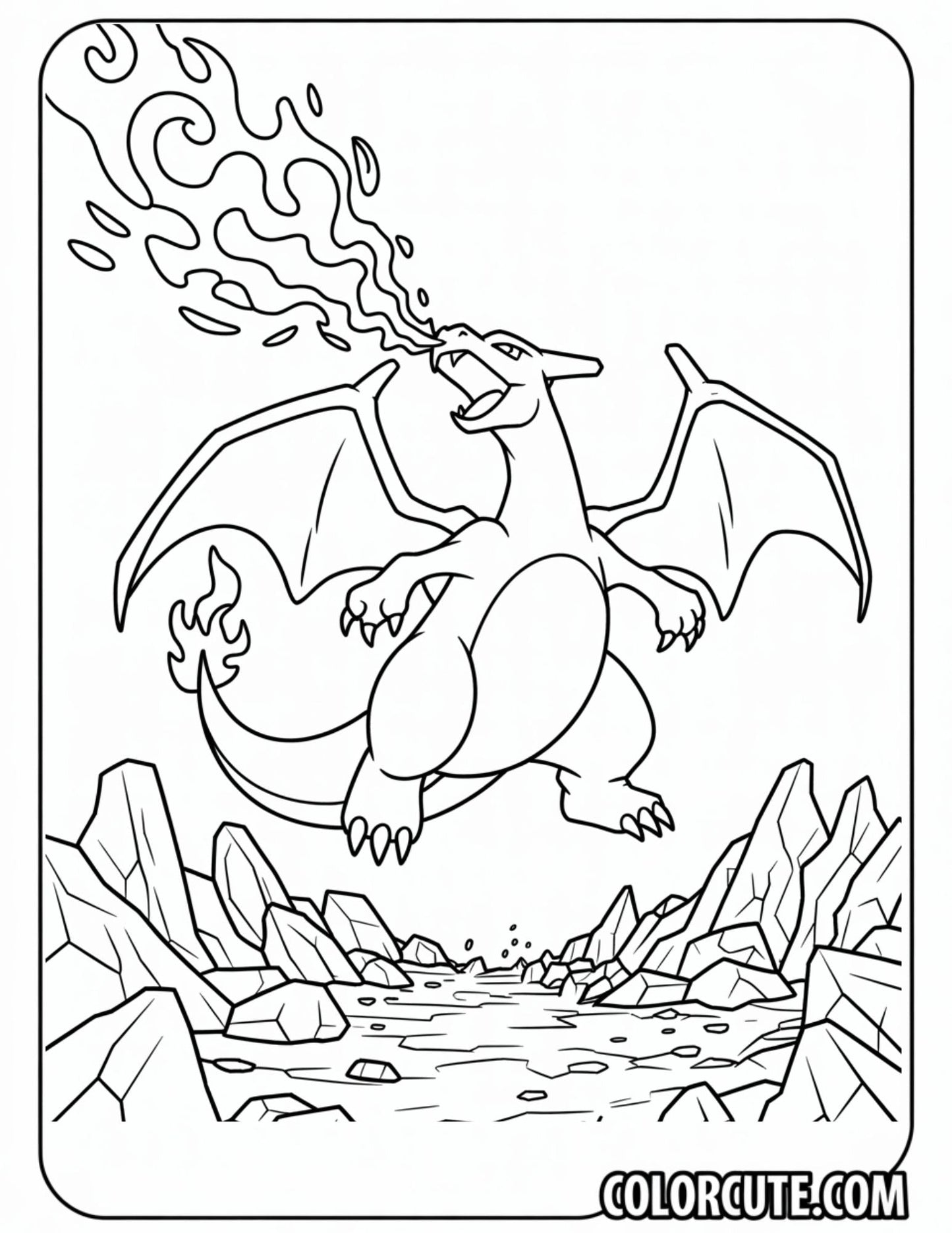 Charizard Coloring Pages | Free PDF Printables