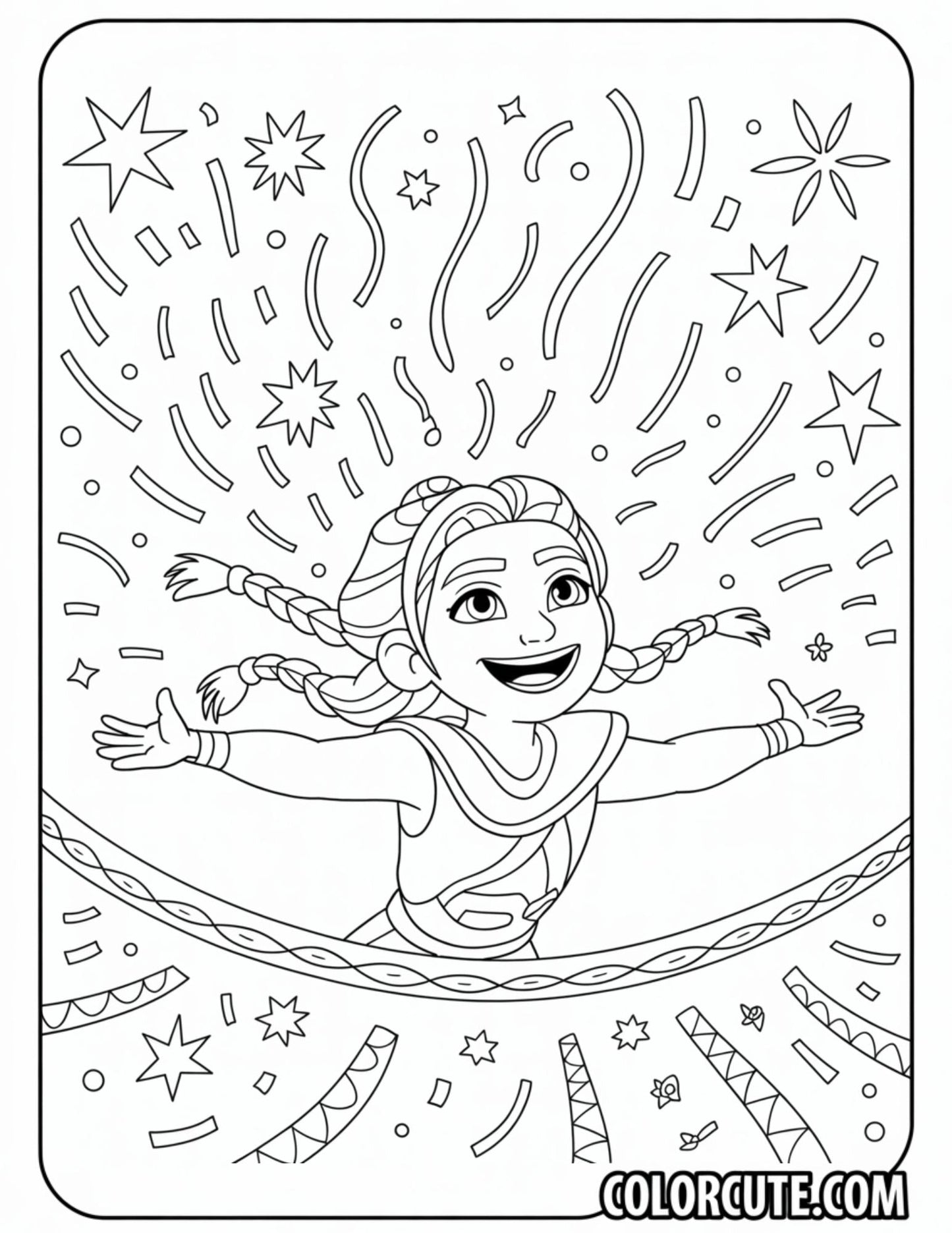 Raya Coloring Page | Free PDF Printables