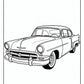 Classic Car Coloring Pages | Free PDF Printables