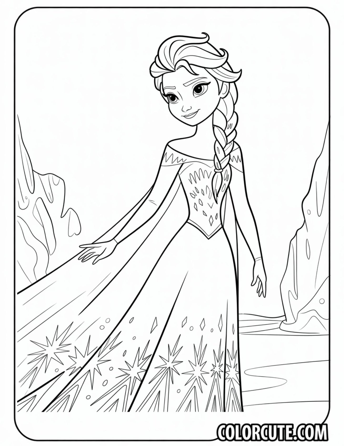 Elsa Coloring Pages | Free PDF Printables