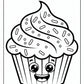 Fun Yummy Cupcake Coloring Pages | Free PDF Printables
