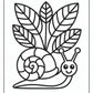 Spring Snail Coloring Pages Free PDF Printables