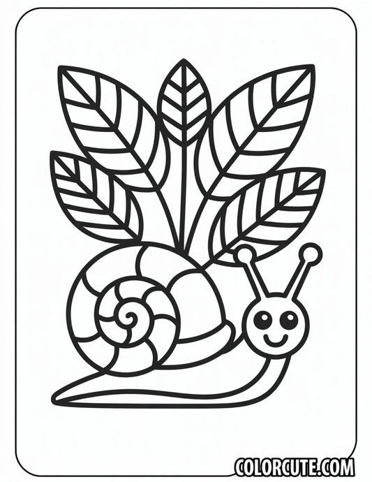 Spring Snail Coloring Pages Free PDF Printables