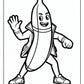 Fortnite Banana Coloring Pages | Free PDF Printables
