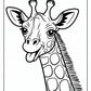 Happy Giraffe Coloring Pages | Free PDF Printables