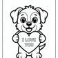 I Love You Valentine Coloring Pages | Free PDF Printables