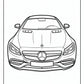 Mercedes Car Coloring Pages | Free PDF Printables