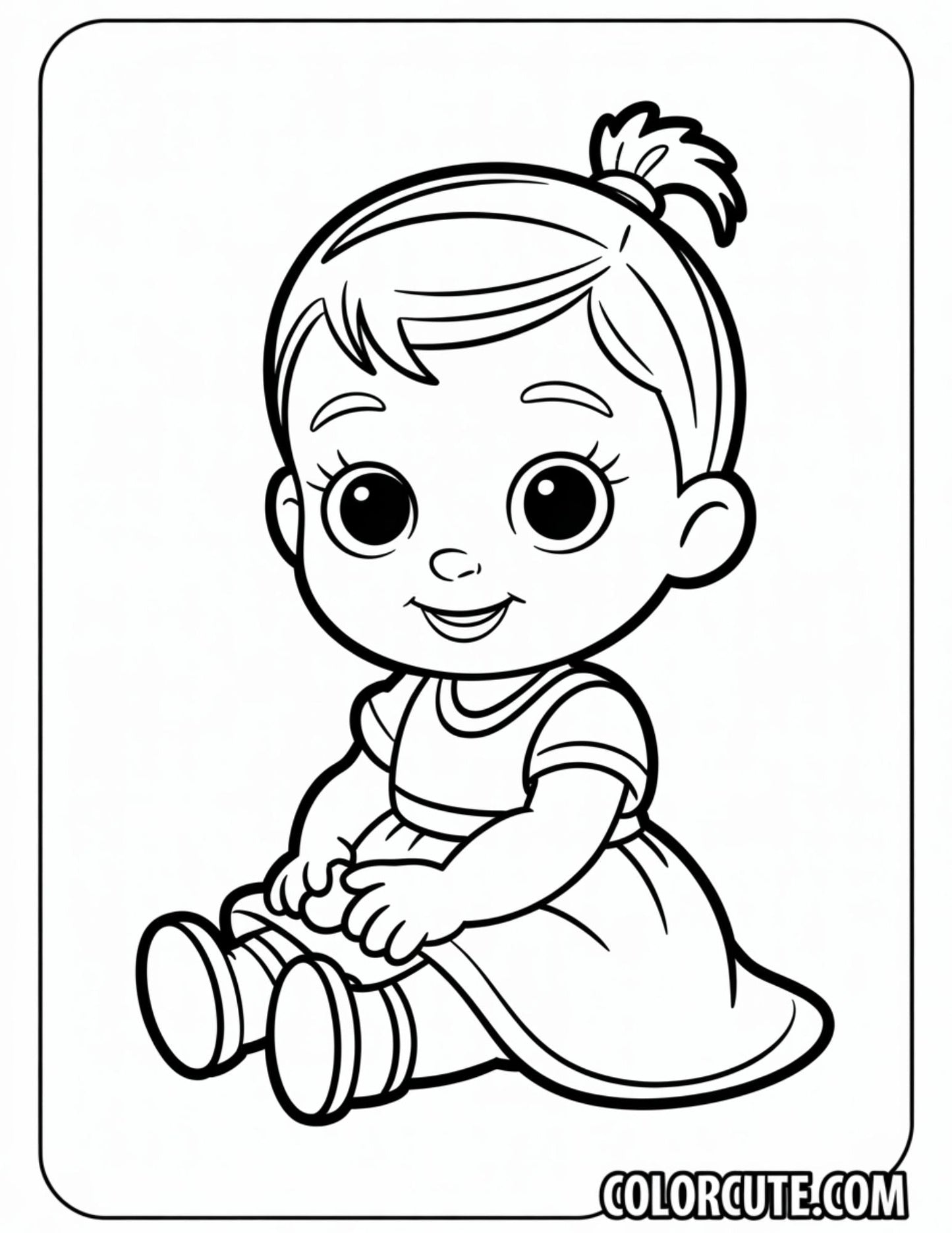 Toddler Tiana Coloring Pages | Free PDF Printables