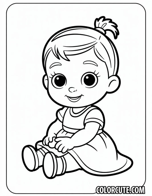 Toddler Tiana Coloring Pages | Free PDF Printables