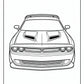 Challenger Car Coloring Page | Free PDF Printables