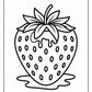 Happy Strawberry Coloring Pages – Free PDF Printables