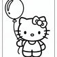 Wonderful Hello Kitty Kawaii Coloring Pages | Free PDF Printables