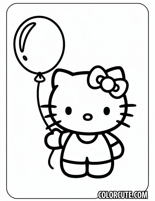 Wonderful Hello Kitty Kawaii Coloring Pages | Free PDF Printables