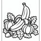 Fall Banana Coloring Pages | Free PDF Printables