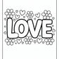 Love Valentine Coloring Pages | Free PDF Printables