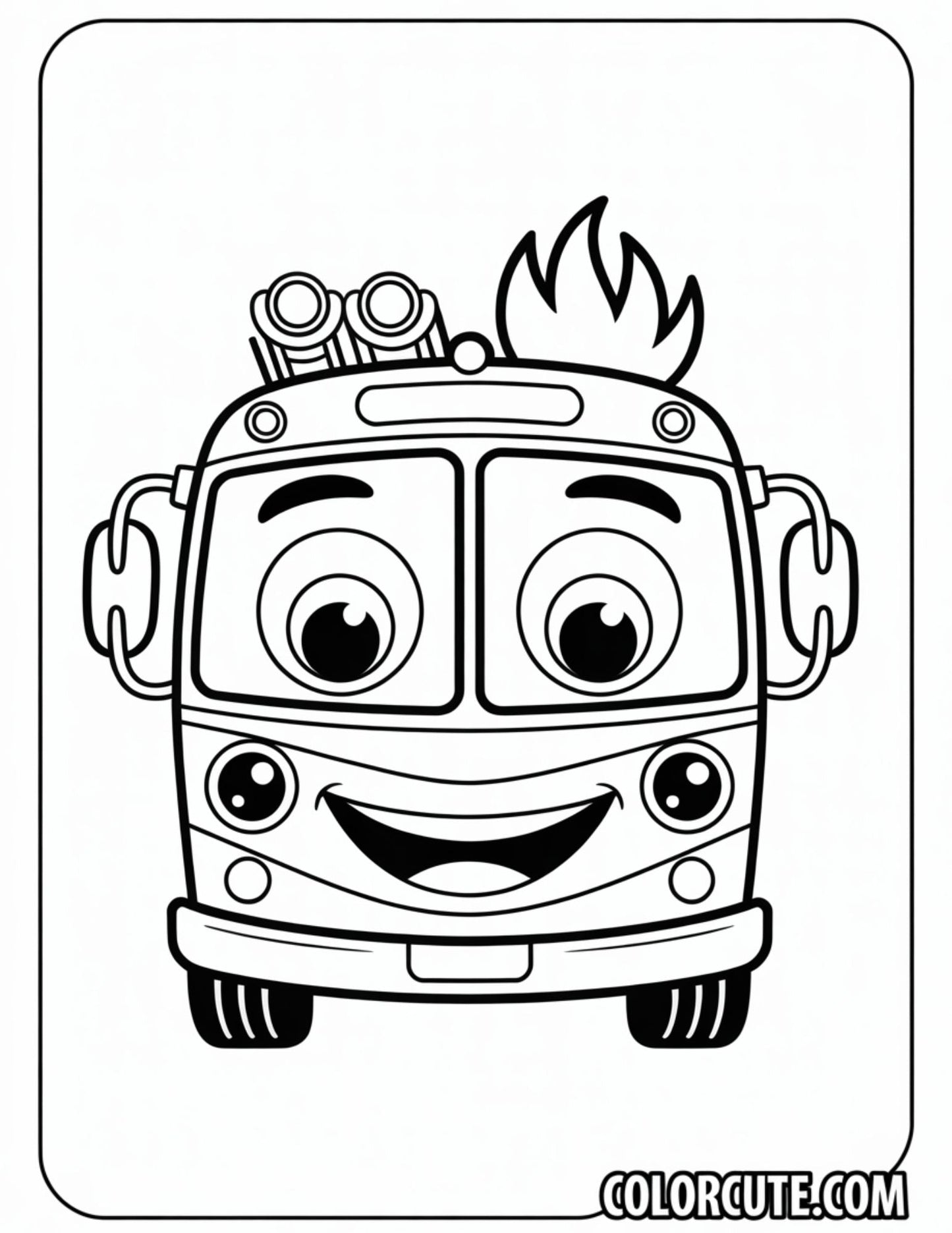Spartan Fire Truck Coloring Pages | Free PDF Printables