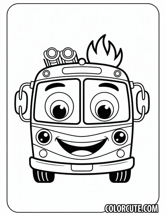 Spartan Fire Truck Coloring Pages | Free PDF Printables