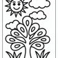 Spring Weather Coloring Pages Free PDF Printables