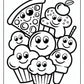 Food Bold and Easy Coloring Pages | Free PDF Printables