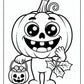Spooky Pumpkin Coloring Pages | Free PDF Printables