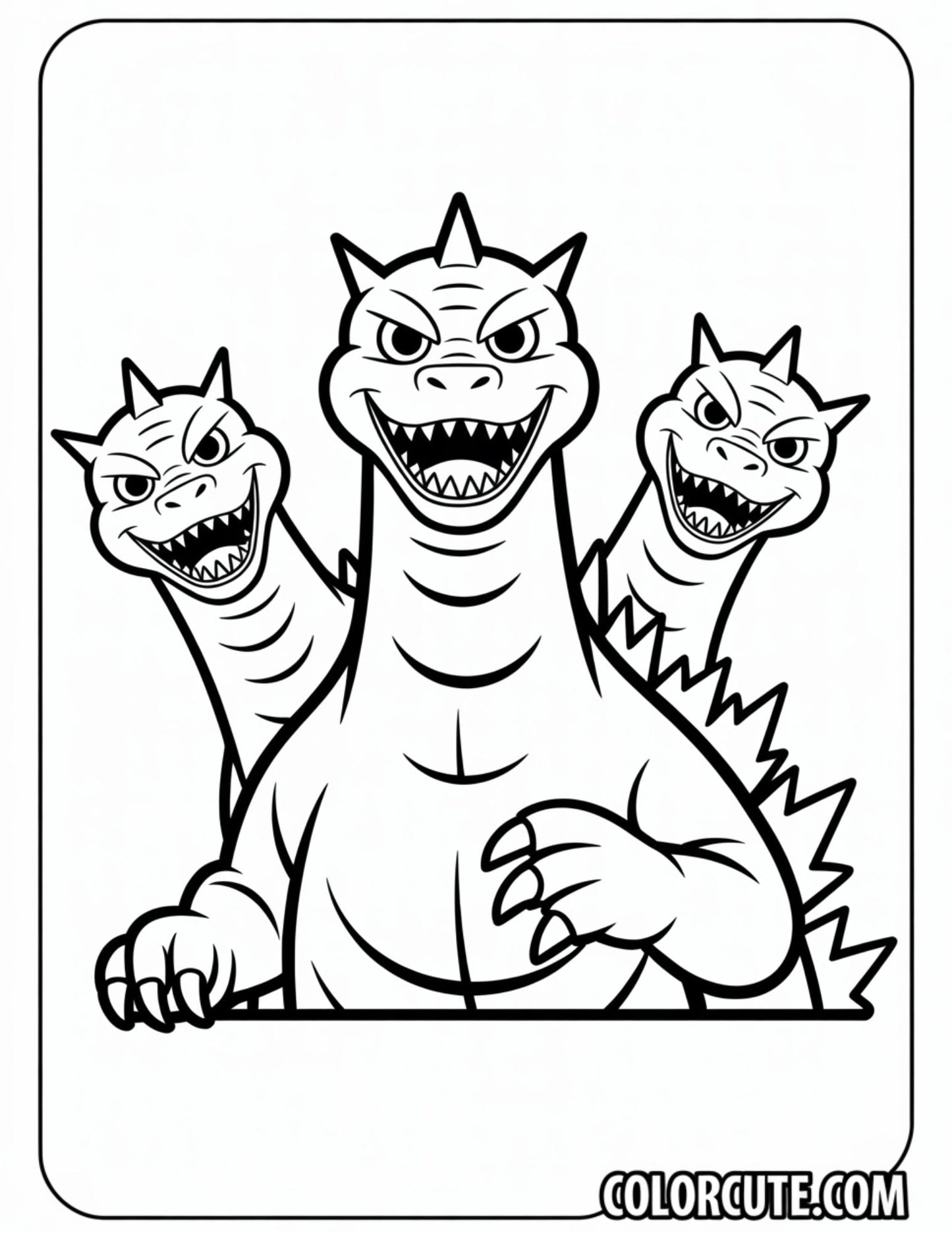 Kaiju Godzilla Coloring Pages | Free PDF Printables