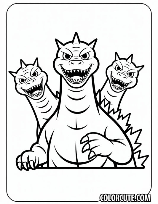 Kaiju Godzilla Coloring Pages | Free PDF Printables