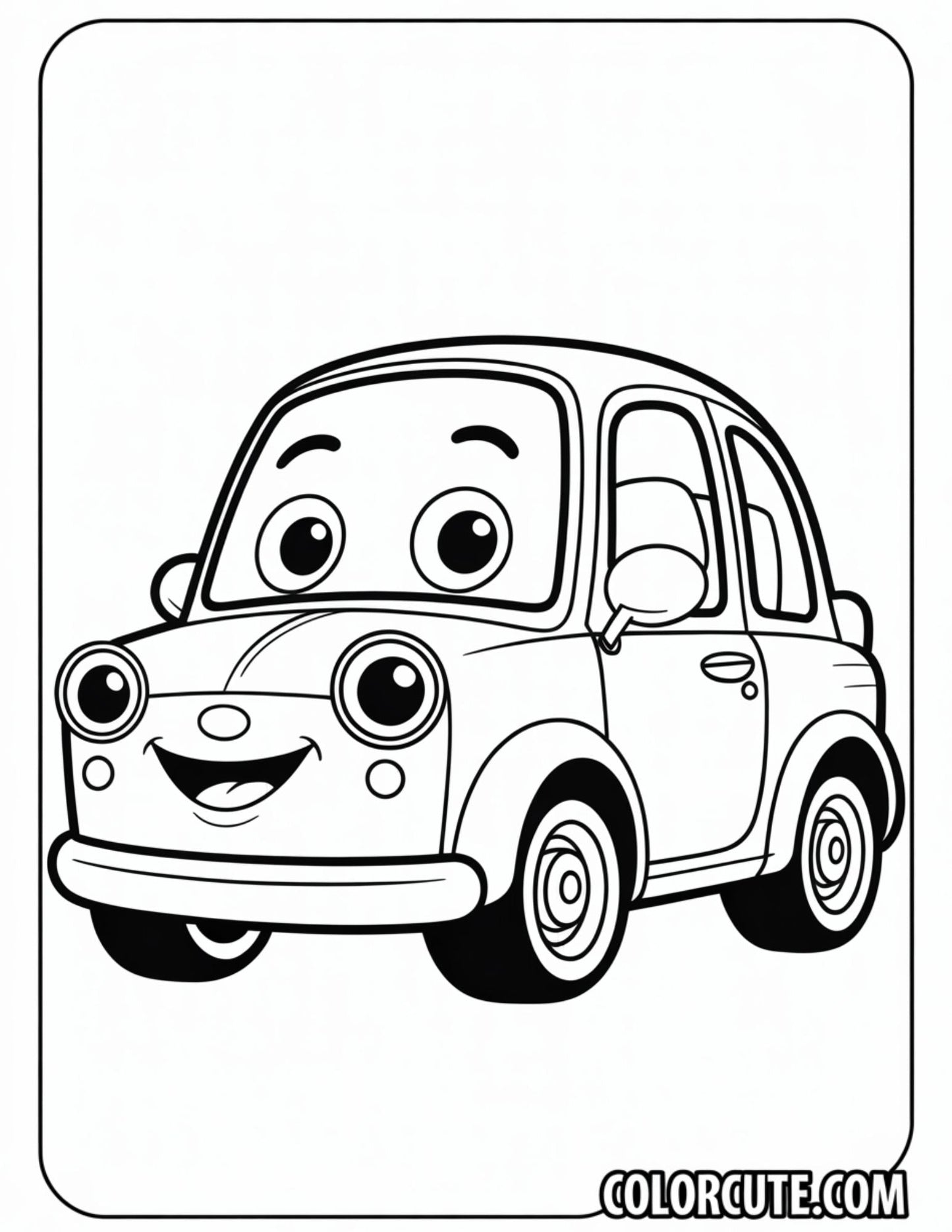 Lightning McQueen Car Coloring Pages | Free PDF Printables