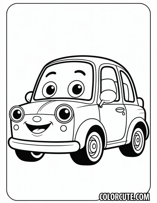 Lightning McQueen Car Coloring Pages | Free PDF Printables