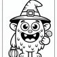 Monster Halloween Coloring Pages | Free PDF Printables