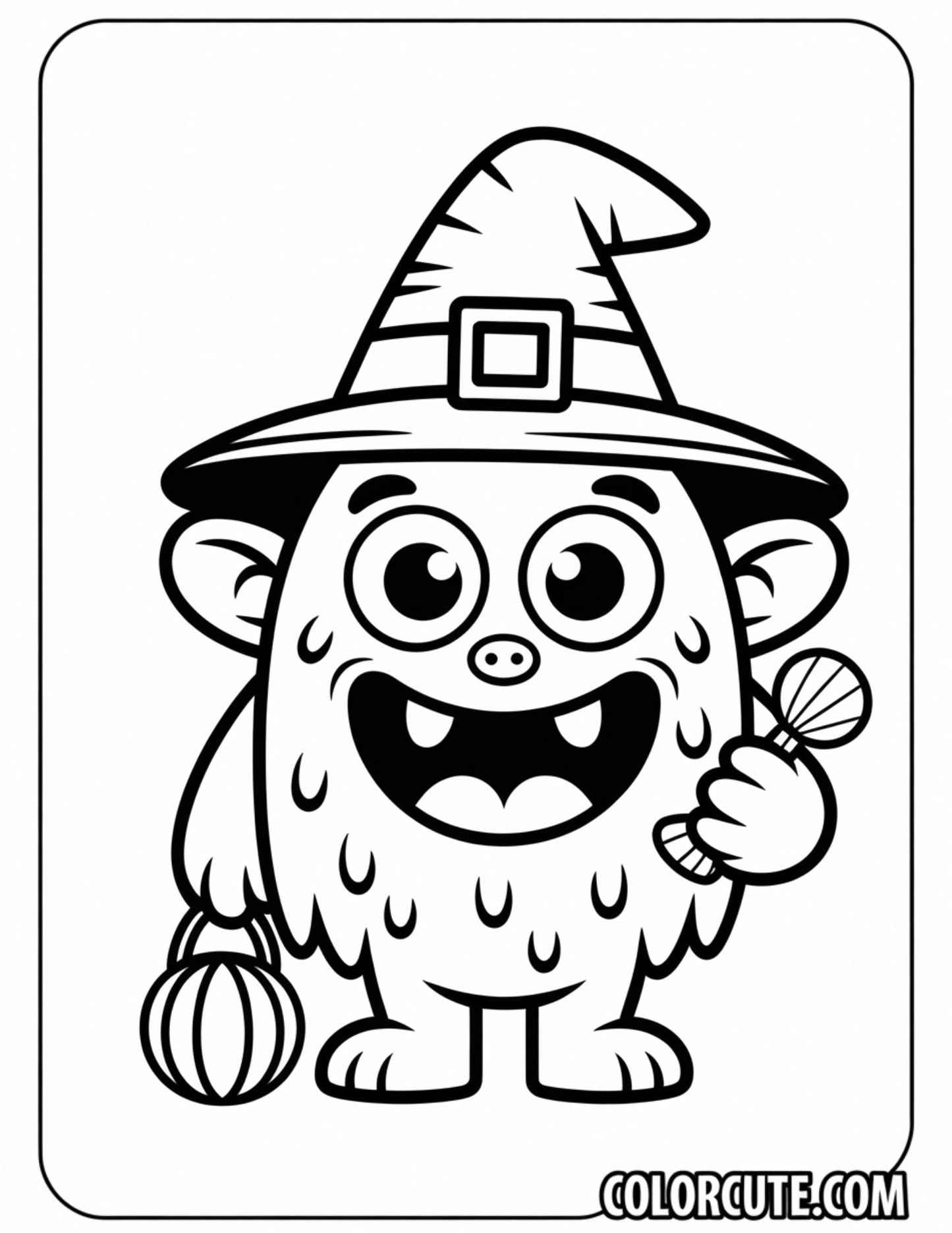 Monster Halloween Coloring Pages | Free PDF Printables