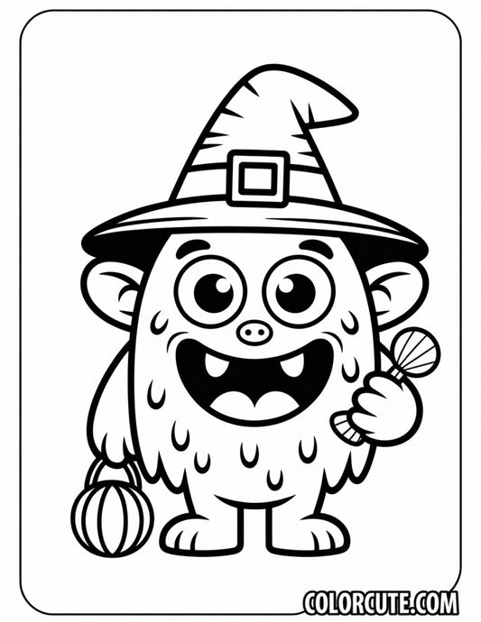 Monster Halloween Coloring Pages | Free PDF Printables