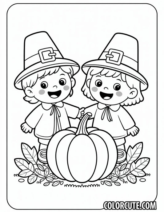 Preschool Thanksgiving Coloring Pages | Free PDF Printables