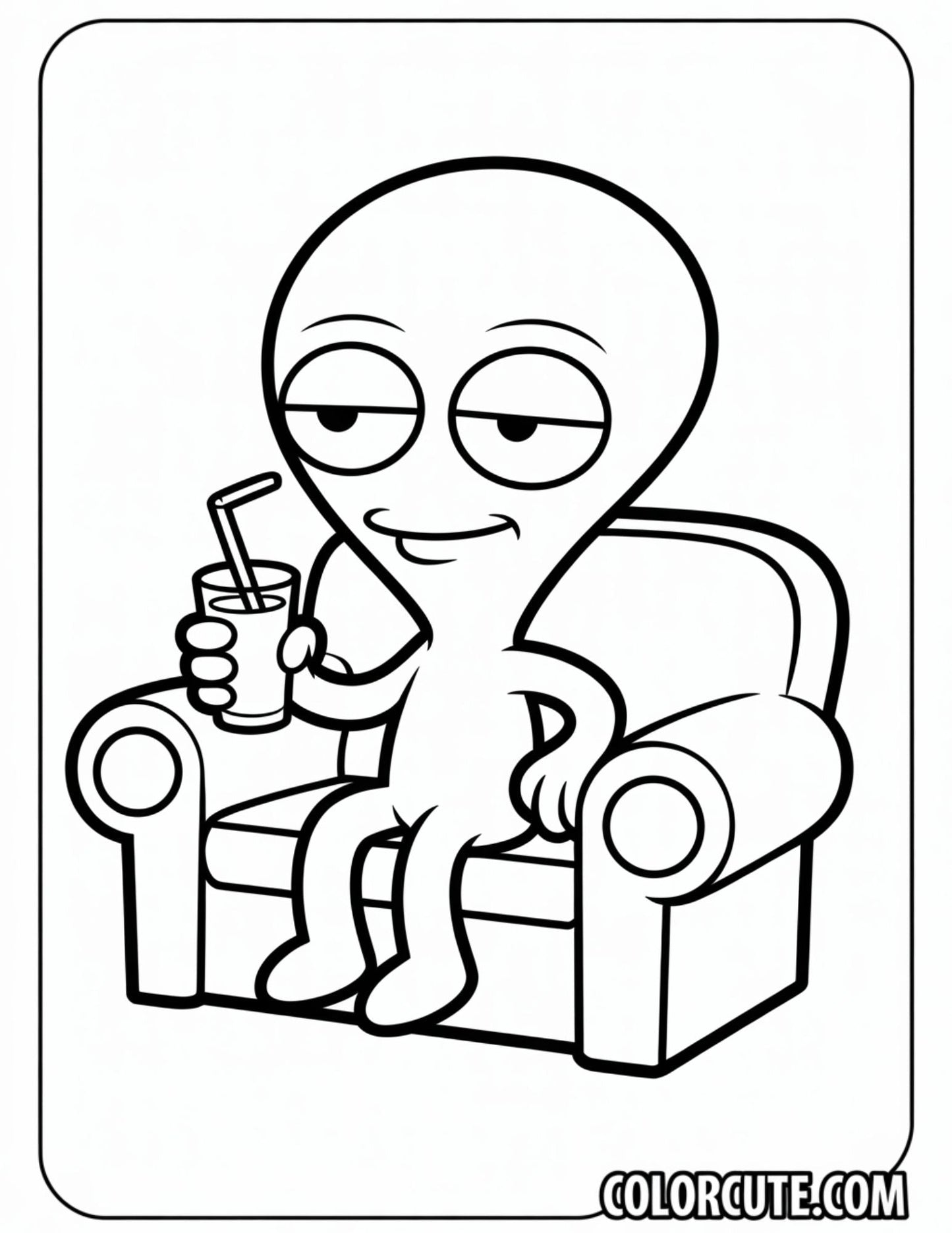 Roger Alien Coloring Pages Free PDF Printables