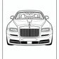Rolls Royce Car Coloring Page | Free PDF Printables