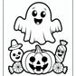 Wonderful Halloween Kawaii Coloring Pages | Free PDF Printables