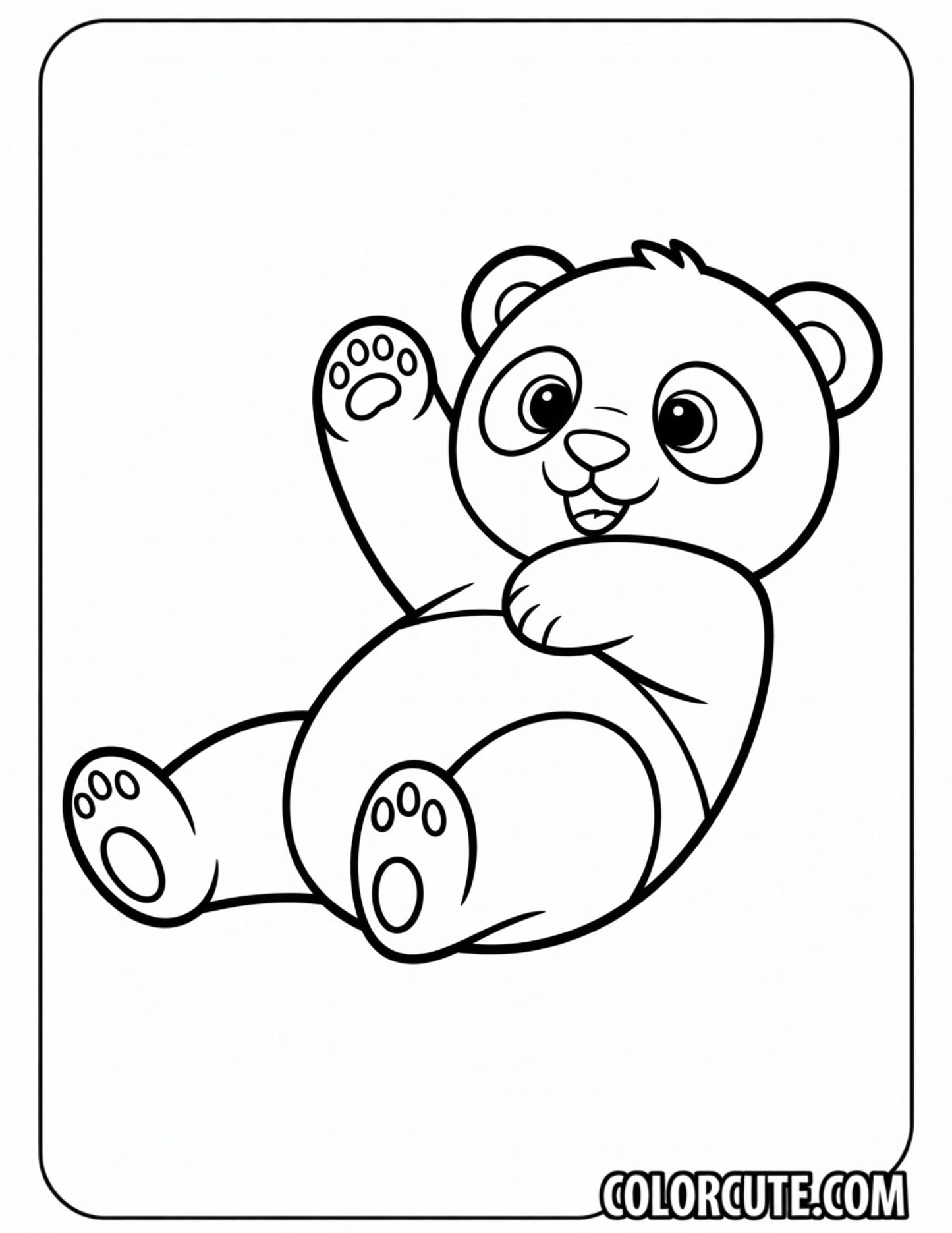 Easy Panda Coloring Pages | Free PDF Printables
