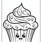 Fun Halloween Cupcake Coloring Pages | Free PDF Printables