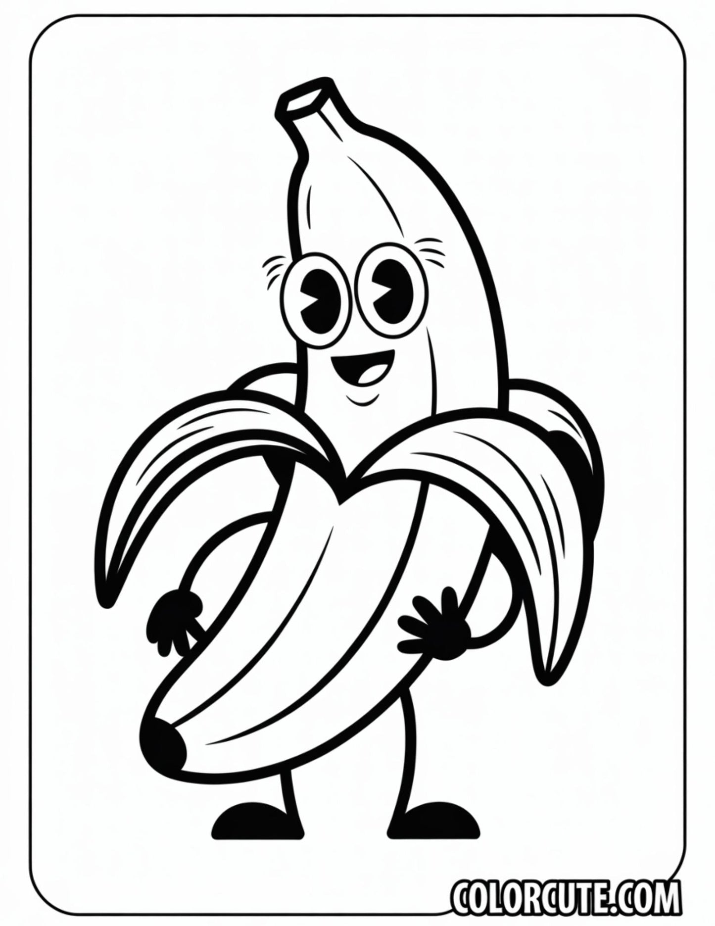 Garten Banana Coloring Pages | Free PDF Printables
