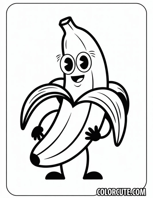 Garten Banana Coloring Pages | Free PDF Printables