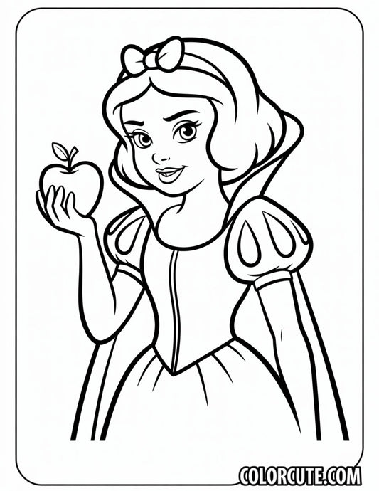 Snow White Witch Coloring Page | Free PDF Printables