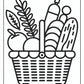 Spring Picnicking Coloring Pages Free PDF Printables