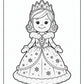 Winter Princess Coloring Pages | Free PDF Printables