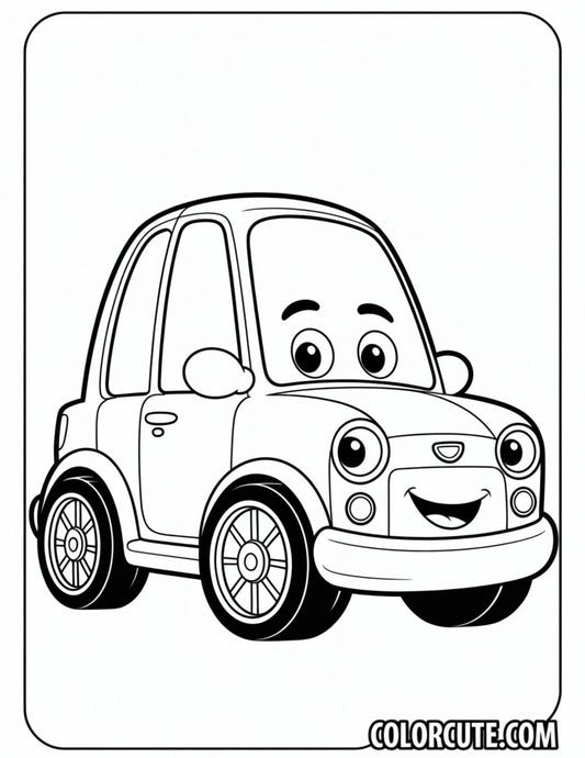 Disney Car Coloring Pages | Free PDF Printables