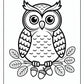 Cute Fall Owl Coloring Pages | Free PDF Printables
