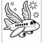 Fantasy Airplane Coloring Pages | Free PDF Printables