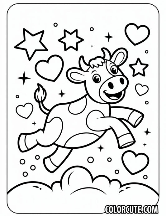 Funny Cow Coloring Pages | Free PDF Printables